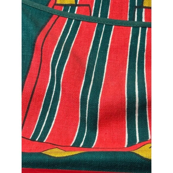 Vintage Swedish Christmas Tromte Wall Hanging With Pocket - Picture 5 of 9